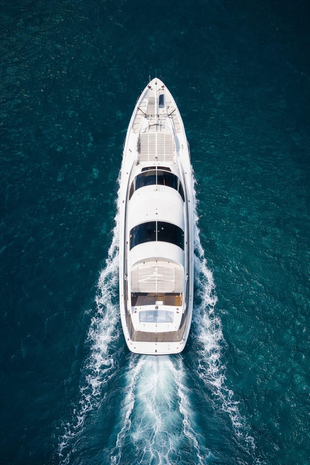 Boat speeding over water in Jersey